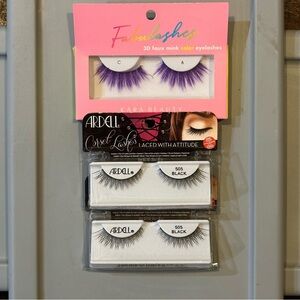 3 Pairs False Eyelashes